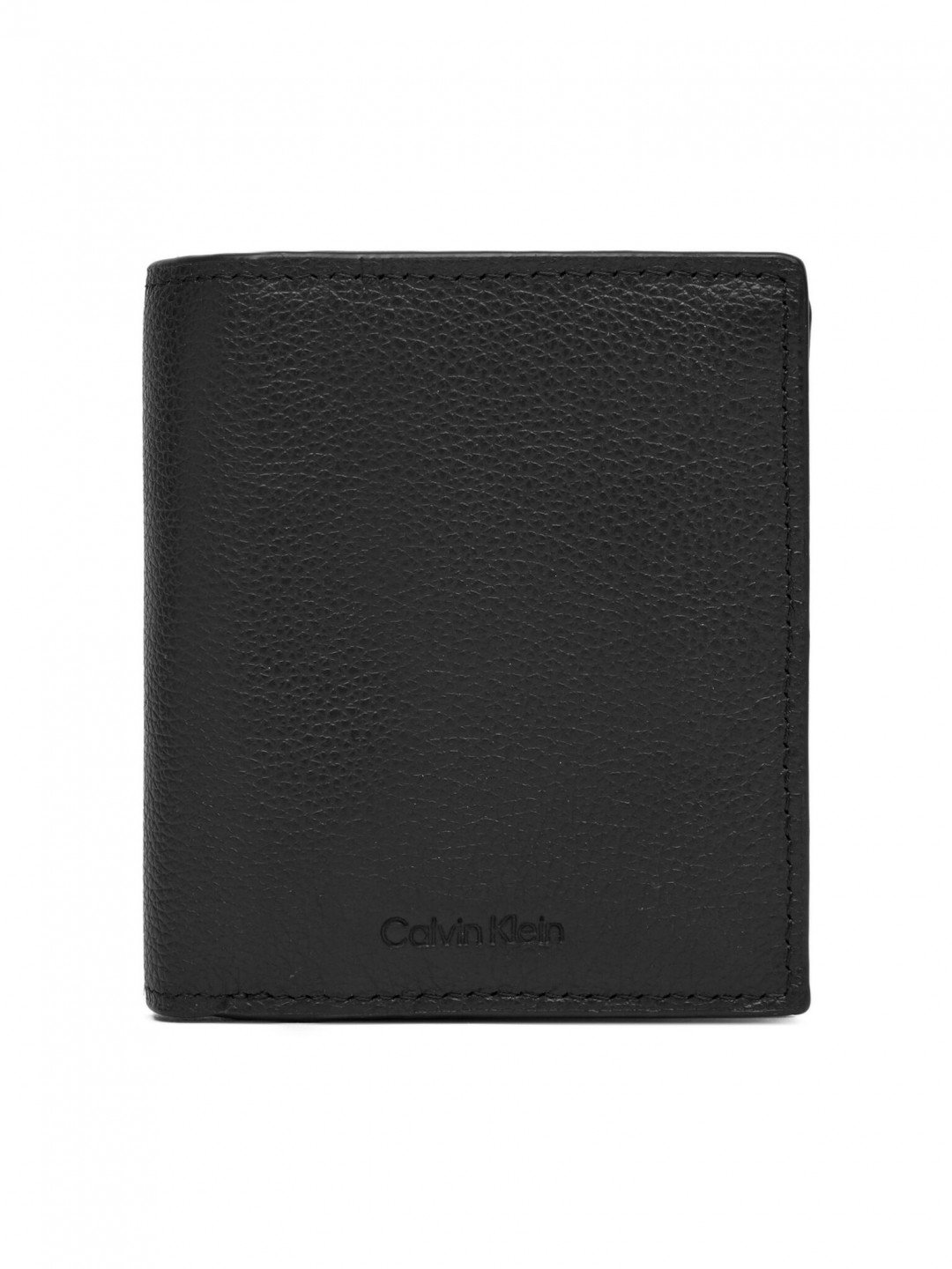 Calvin Klein Velká pánská peněženka Micropebble Comp Trifold W Coin LV04D1034G Černá